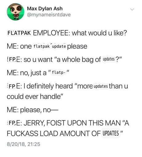 Twitter post, see body for transcript.